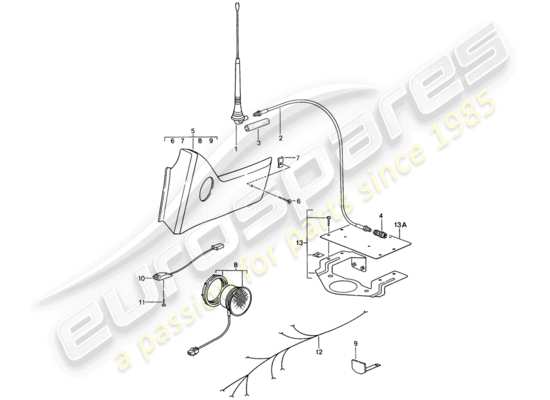 a part diagram from the Porsche 993 parts catalogue