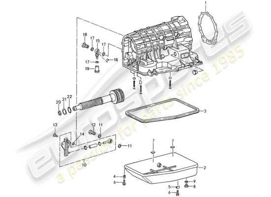 a part diagram from the Porsche 993 parts catalogue