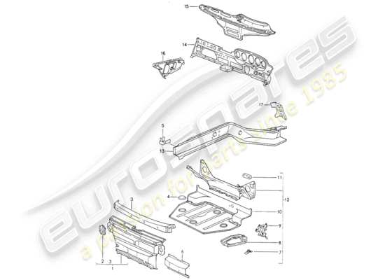 a part diagram from the Porsche 993 parts catalogue