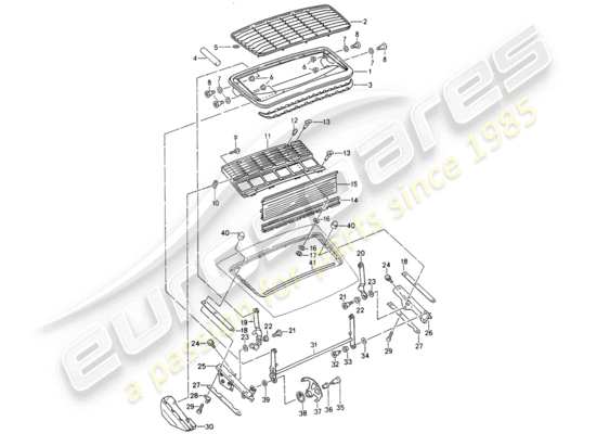 a part diagram from the Porsche 993 parts catalogue