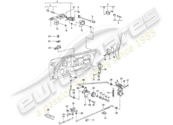 a part diagram from the Porsche 993 parts catalogue