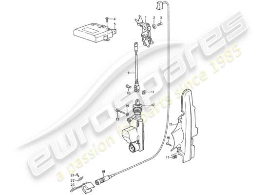 a part diagram from the Porsche 993 parts catalogue