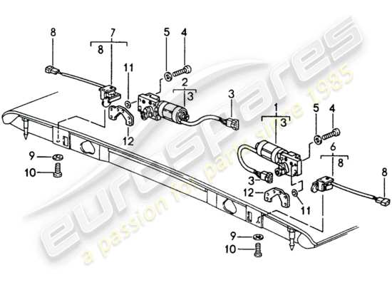 a part diagram from the Porsche 993 parts catalogue