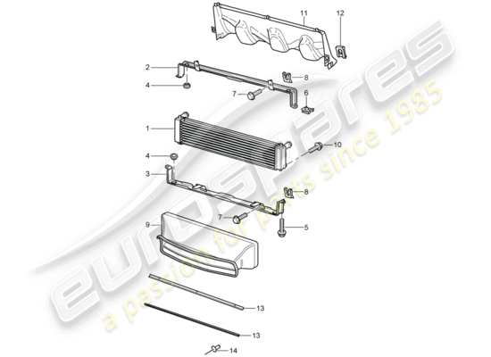 a part diagram from the Porsche 996 parts catalogue