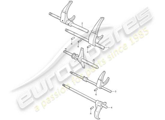 a part diagram from the Porsche 996 parts catalogue