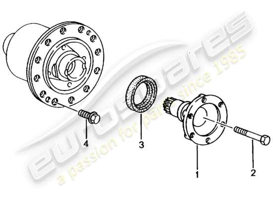 a part diagram from the Porsche 996 parts catalogue