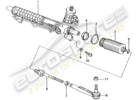 a part diagram from the Porsche 996 parts catalogue