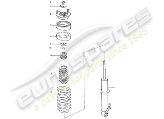 a part diagram from the Porsche 996 parts catalogue