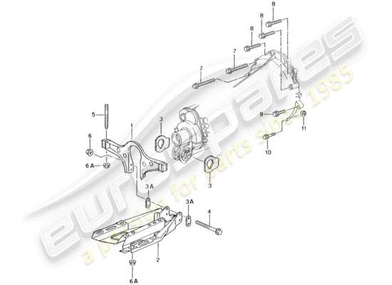 a part diagram from the Porsche 996 parts catalogue