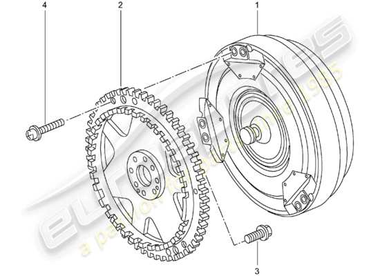 a part diagram from the Porsche 996 parts catalogue