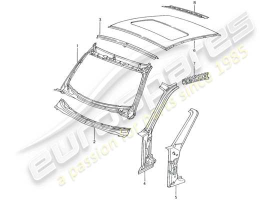 a part diagram from the Porsche 996 parts catalogue