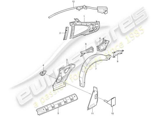 a part diagram from the Porsche 996 parts catalogue