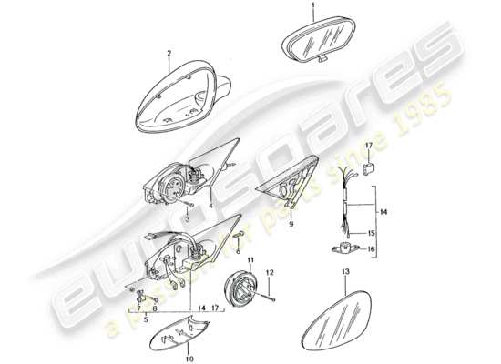 a part diagram from the Porsche 996 parts catalogue