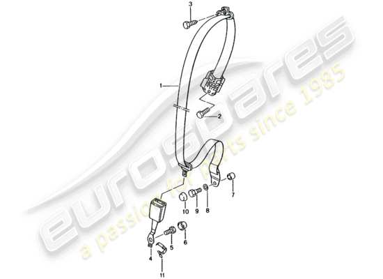 a part diagram from the Porsche 996 parts catalogue