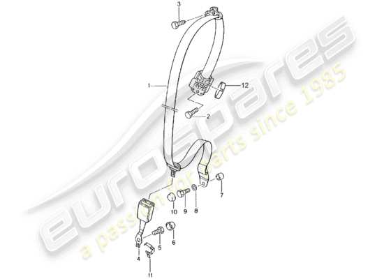 a part diagram from the Porsche 996 parts catalogue