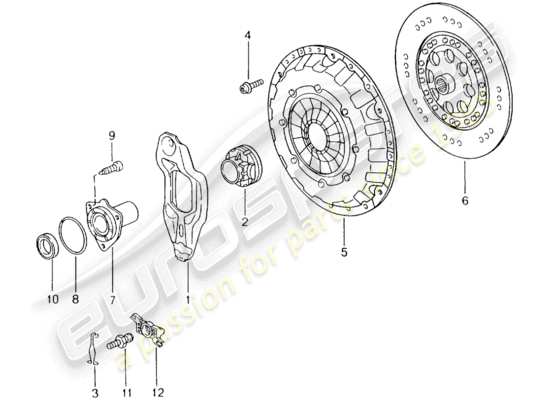 a part diagram from the Porsche 996 parts catalogue