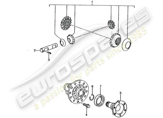 a part diagram from the Porsche 996 (2001) parts catalogue