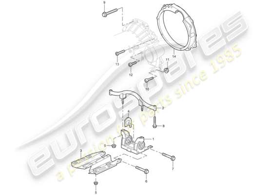 a part diagram from the Porsche 996 (2002) parts catalogue