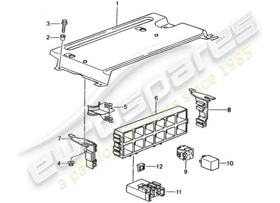 a part diagram from the Porsche 996 parts catalogue