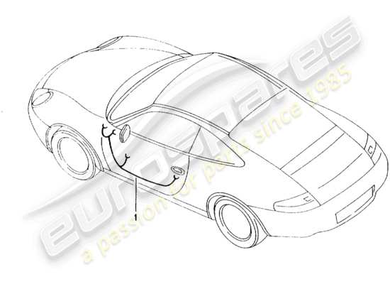 a part diagram from the Porsche 996 parts catalogue