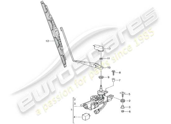 a part diagram from the Porsche 996 parts catalogue