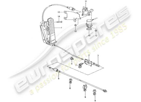 a part diagram from the Porsche 996 (2003) parts catalogue