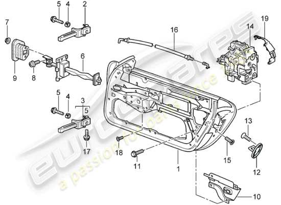 a part diagram from the Porsche 996 parts catalogue