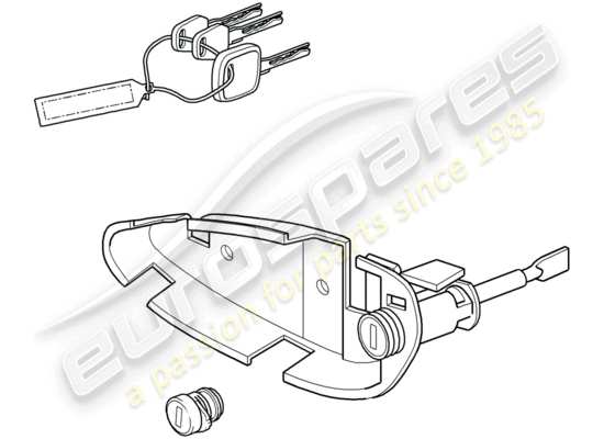 a part diagram from the Porsche 996 (2003) parts catalogue