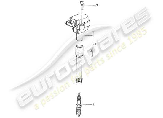 a part diagram from the Porsche 996 parts catalogue