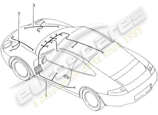 a part diagram from the Porsche 996 parts catalogue