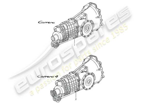 a part diagram from the Porsche 996 parts catalogue