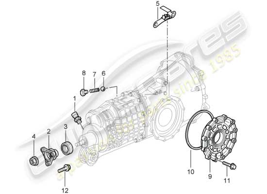 a part diagram from the Porsche 996 parts catalogue