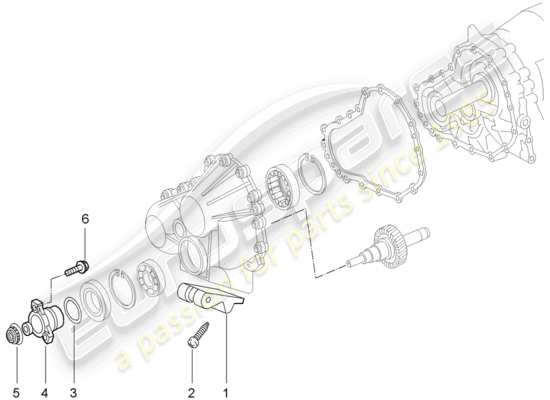 a part diagram from the Porsche 996 parts catalogue