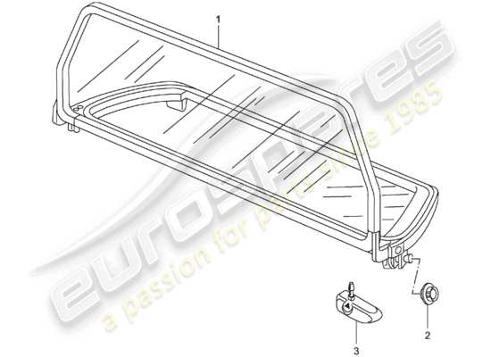 a part diagram from the Porsche 996 parts catalogue