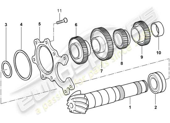 a part diagram from the Porsche 996 parts catalogue