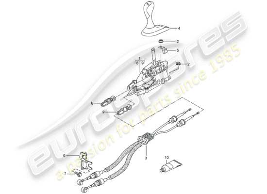 a part diagram from the Porsche 996 parts catalogue