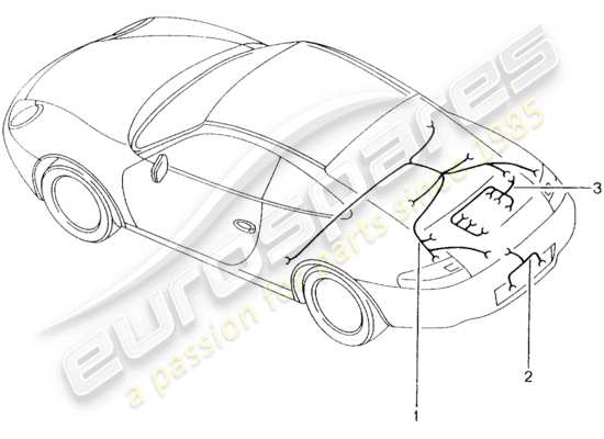 a part diagram from the Porsche 996 parts catalogue