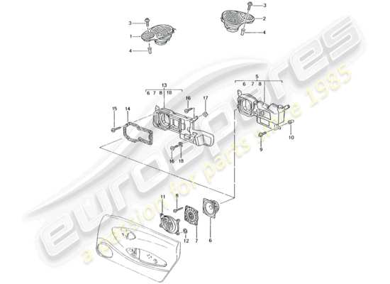 a part diagram from the Porsche 996 (2005) parts catalogue
