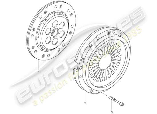 a part diagram from the Porsche 996 GT3 parts catalogue