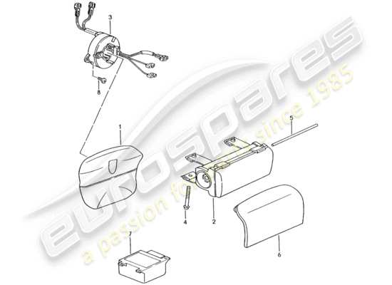 a part diagram from the Porsche 996 GT3 (2001) parts catalogue