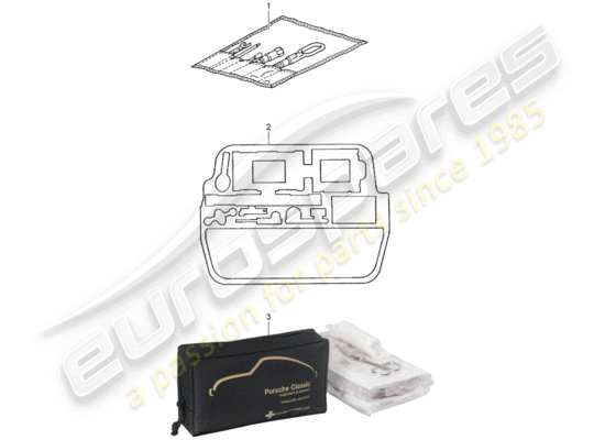 a part diagram from the Porsche 996 GT3 parts catalogue