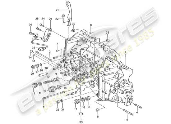 a part diagram from the Porsche 996 GT3 (2002) parts catalogue