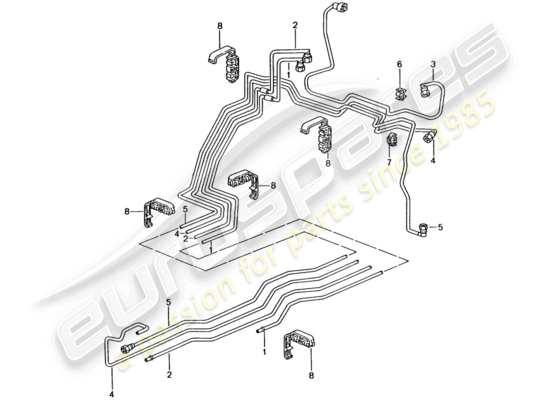 a part diagram from the Porsche 996 GT3 parts catalogue