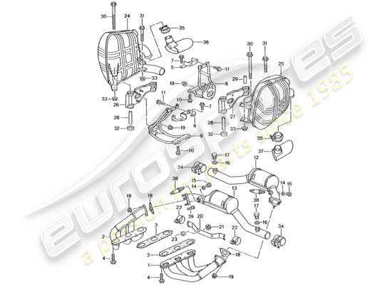 a part diagram from the Porsche 996 GT3 parts catalogue