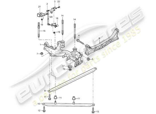 a part diagram from the Porsche 996 GT3 (2002) parts catalogue