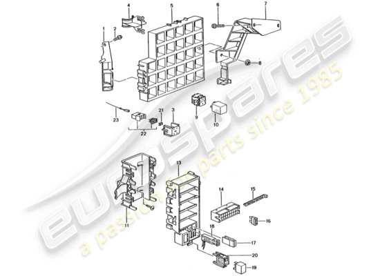 a part diagram from the Porsche 996 GT3 parts catalogue