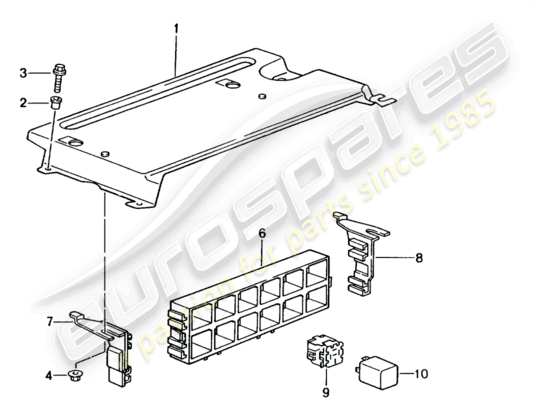 a part diagram from the Porsche 996 GT3 (2002) parts catalogue