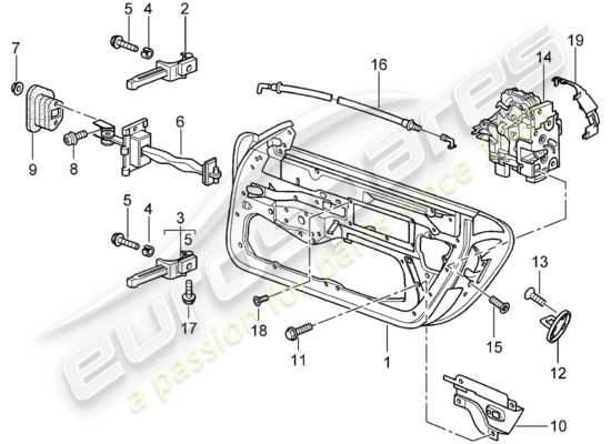 a part diagram from the Porsche 996 GT3 (2003) parts catalogue