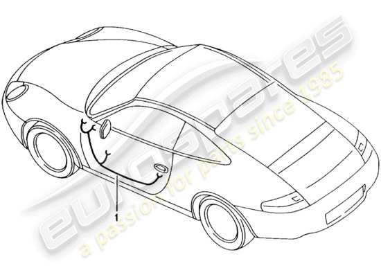 a part diagram from the Porsche 996 GT3 parts catalogue