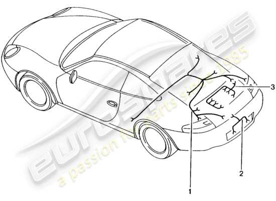 a part diagram from the Porsche 996 GT3 (2003) parts catalogue